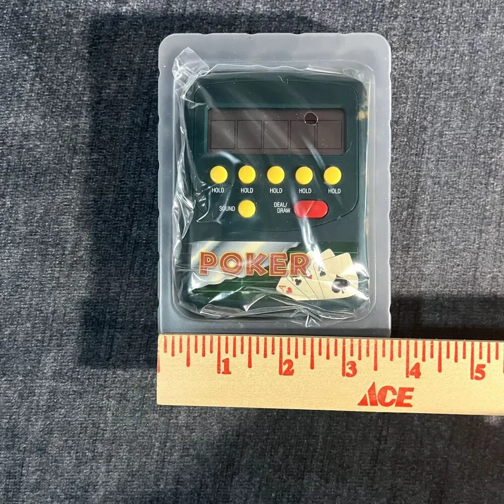 Vintage Radio Shack Poker Electronic Handheld Game #60-2681 Pocket size handheld